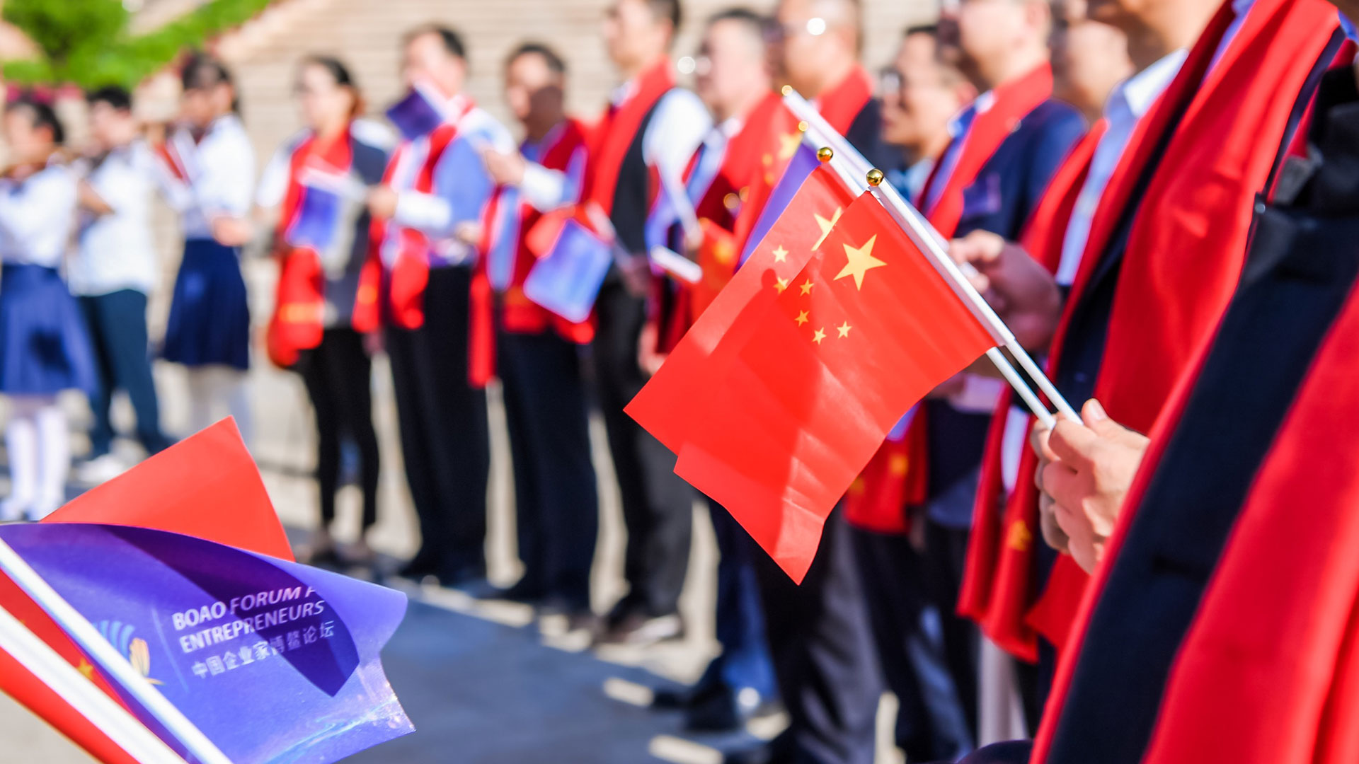 “2019中國企業(yè)家博鰲論壇”音樂紀錄片拍攝現場