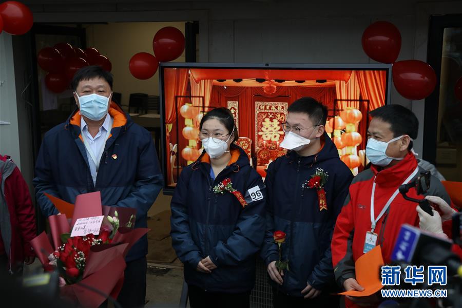 （抗疫一線醫(yī)務(wù)人員英雄群體·圖文互動）（5）合力護航生命之舟——遼寧、上海、廣東等醫(yī)療隊聯(lián)手決戰(zhàn)雷神山