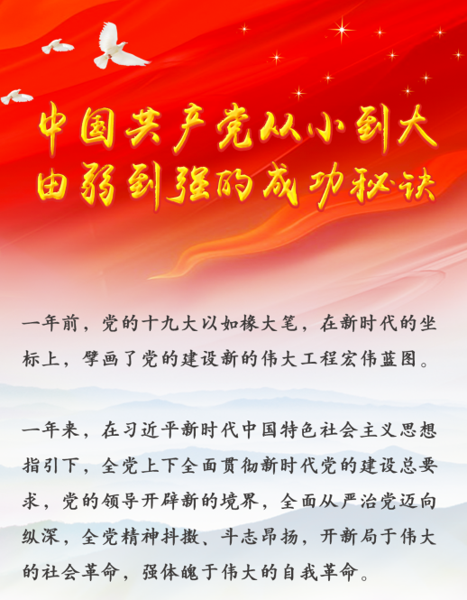 中國共產(chǎn)黨從小到大、由弱到強的成功秘訣