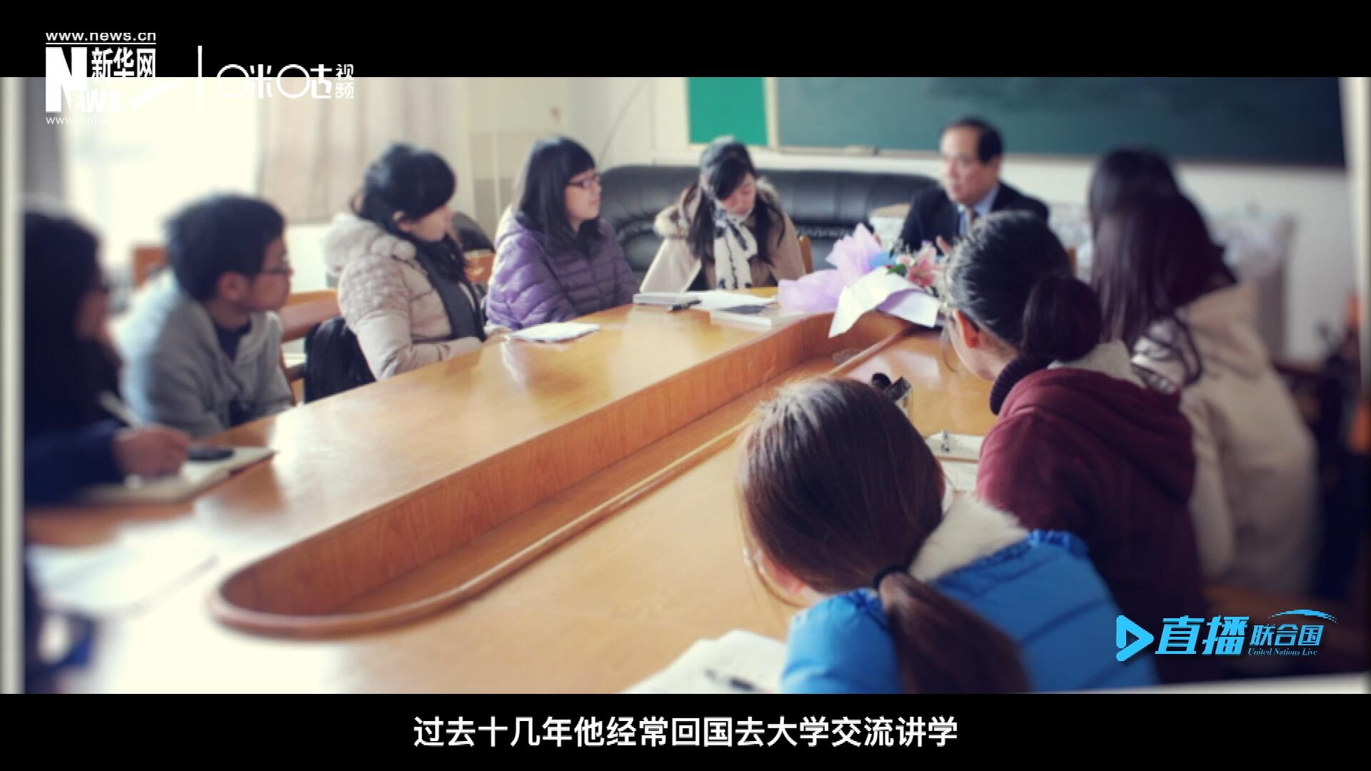 過去十幾年陳峰經(jīng)?；貒ゴ髮W(xué)交流講學(xué)，給年輕人分享他學(xué)習(xí)、工作和生活的故事。