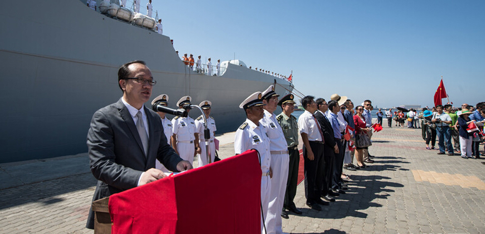 友誼、和平、交流、合作：中國(guó)海軍152艦艇編隊(duì)到訪埃及